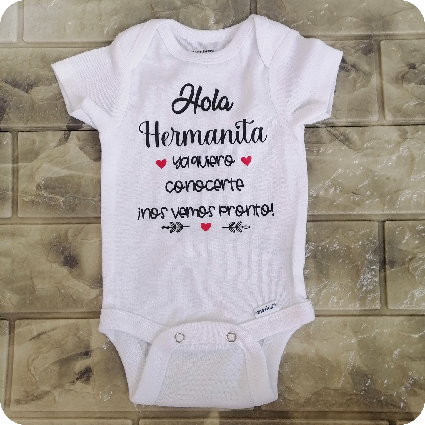 Enterizo Anuncio de Embarazo