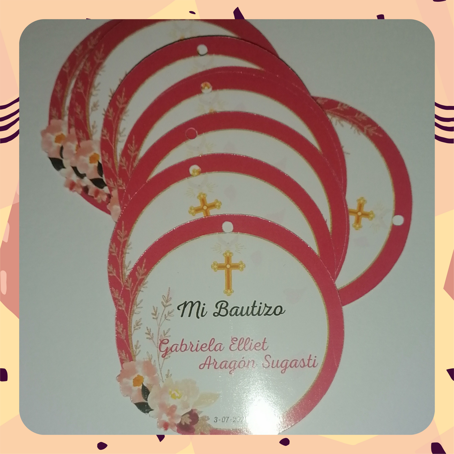 Tag Redondo sencillo