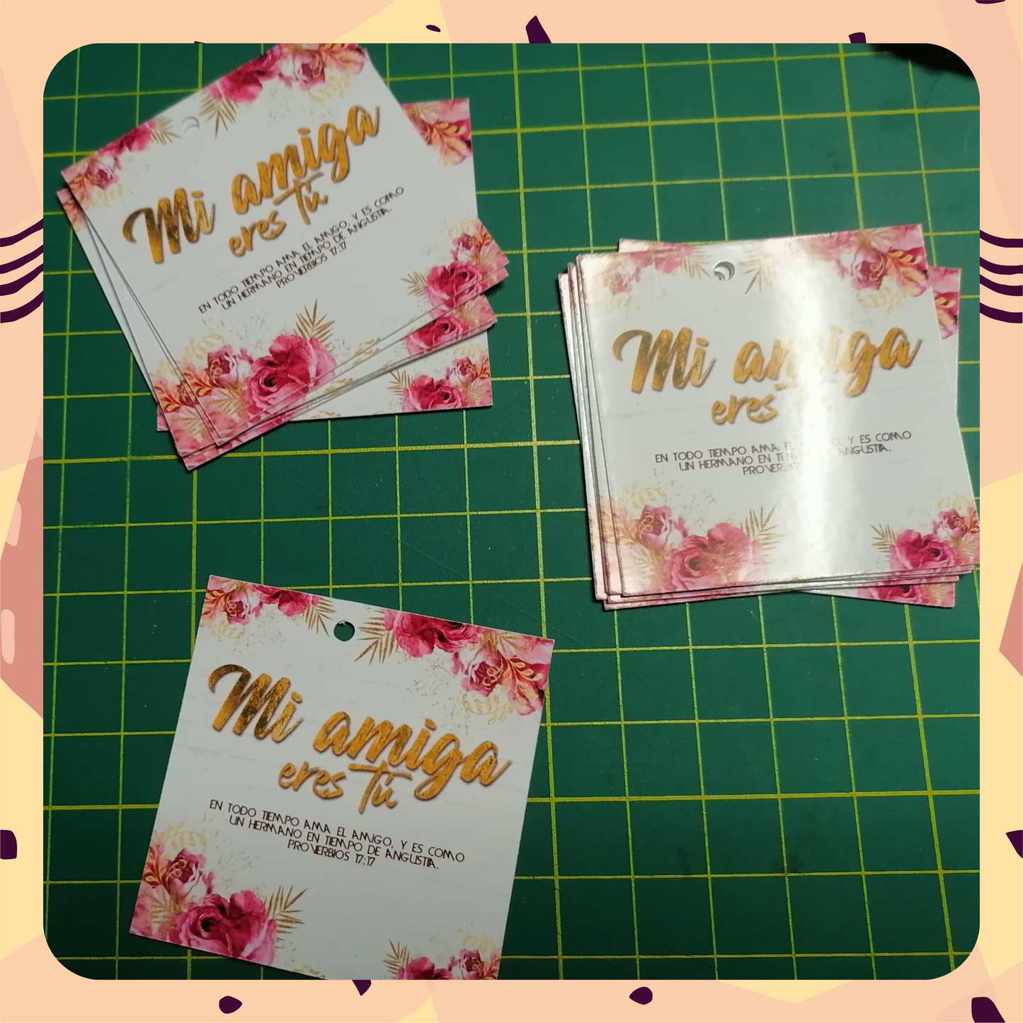 Tag Cuadrado sencillo