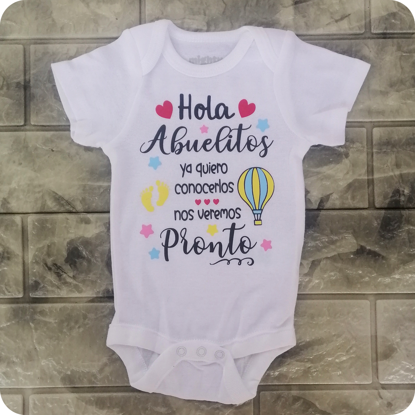 Enterizo Anuncio de Embarazo