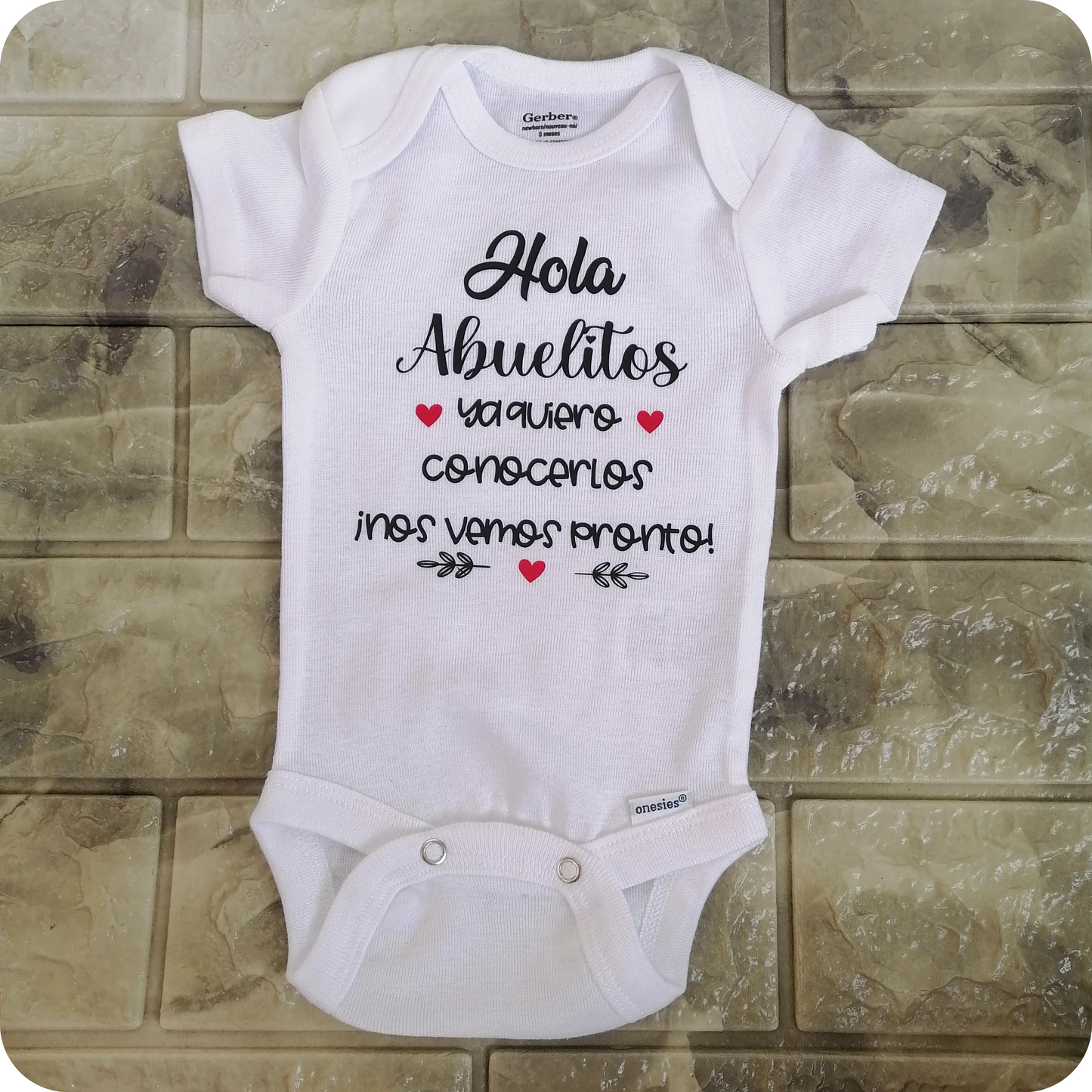 Enterizo Anuncio de Embarazo