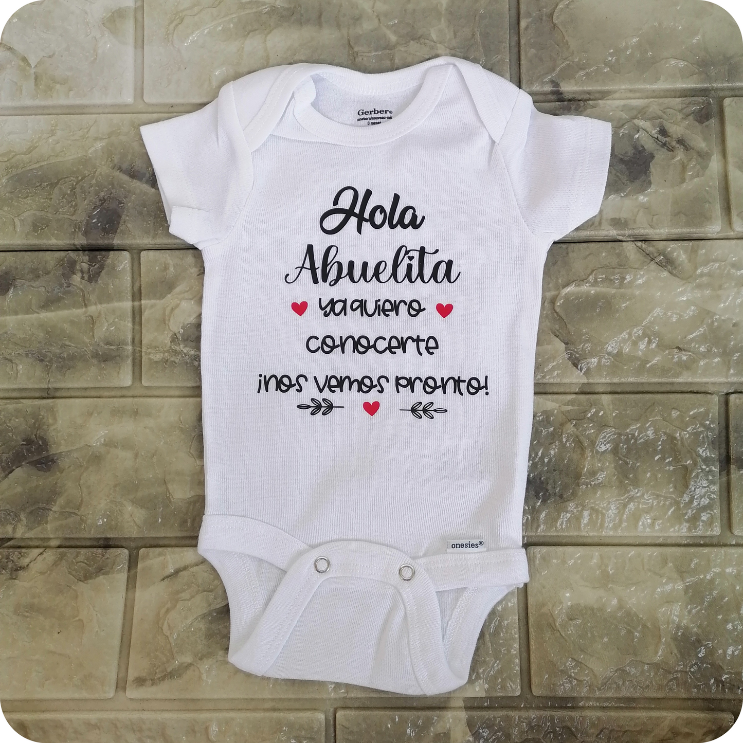 Enterizo Anuncio de Embarazo