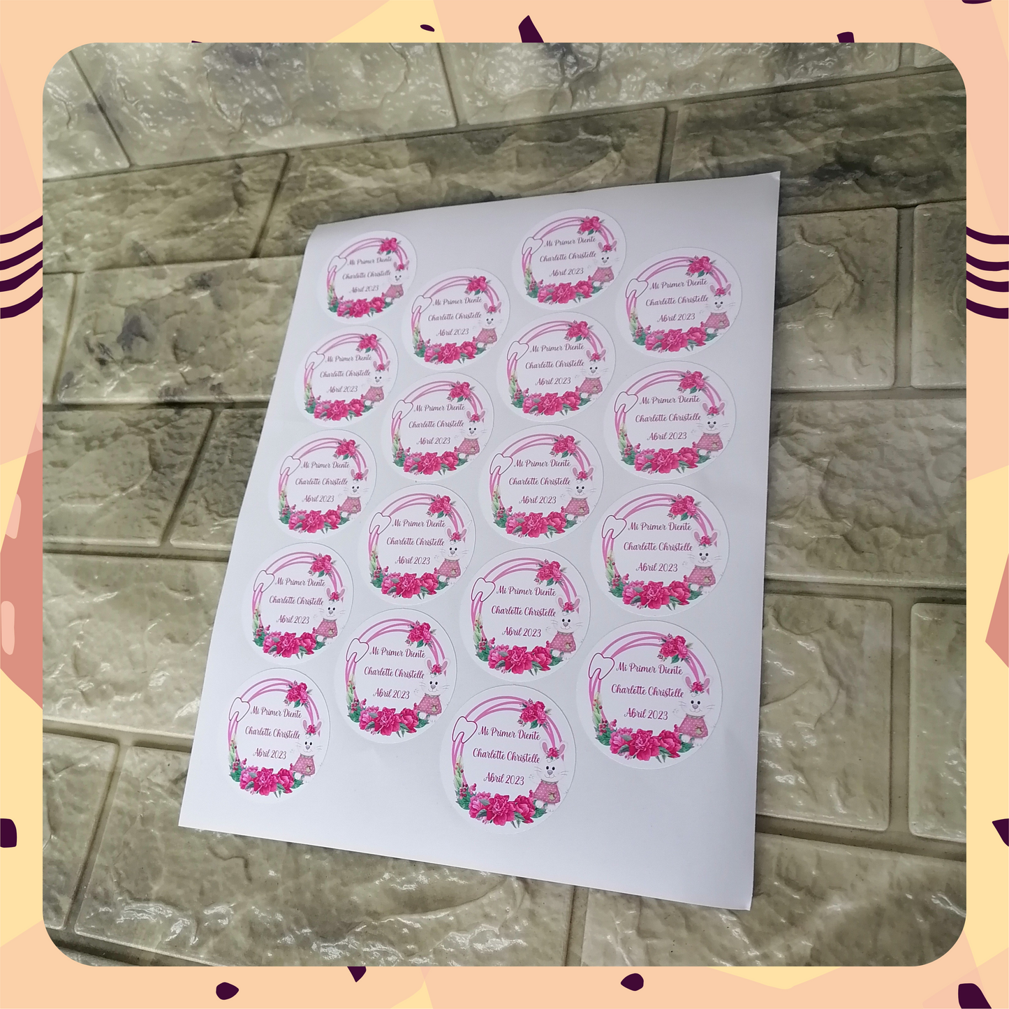 Etiquetas Redondas 5 cm