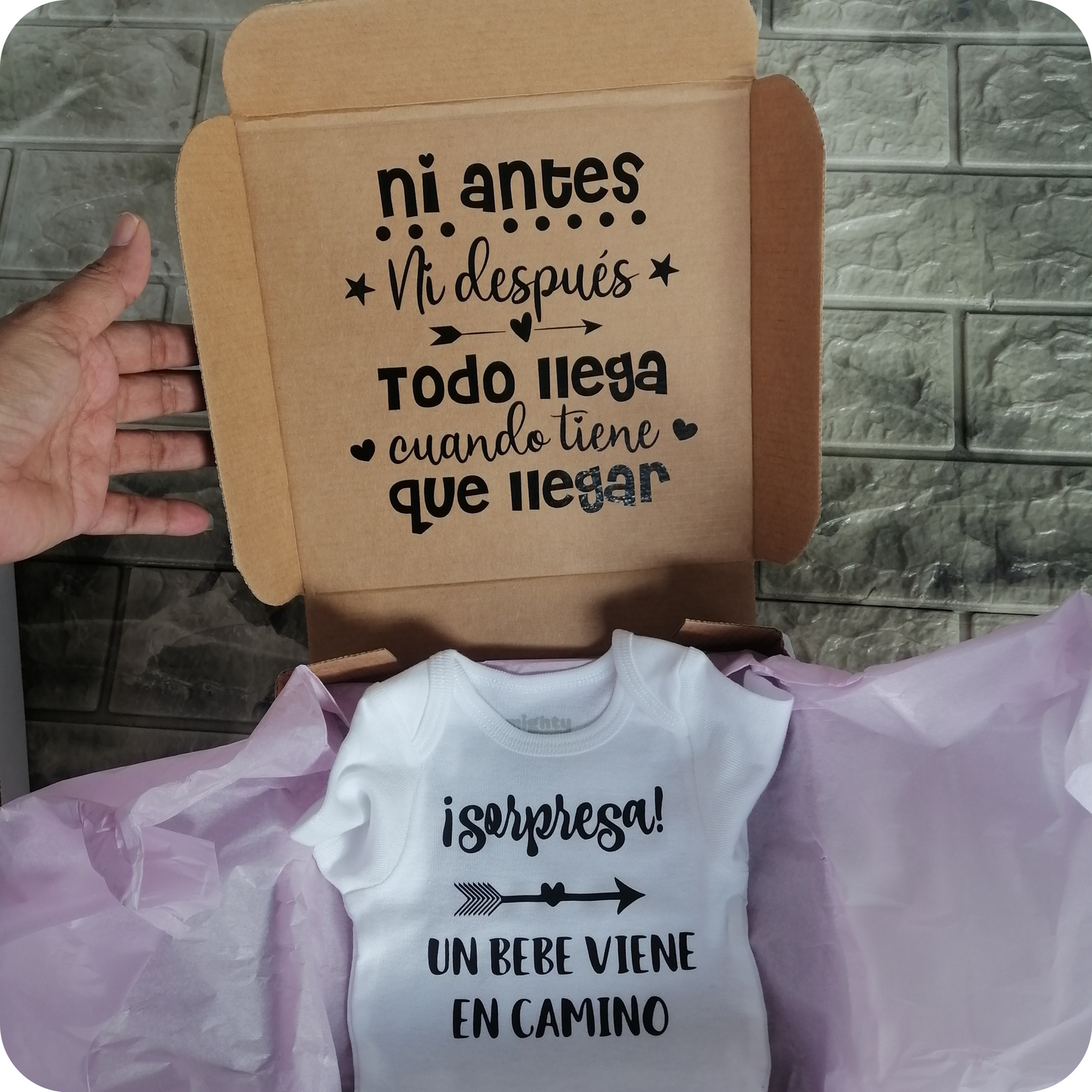 Bebecrece para anuncio de embarazo