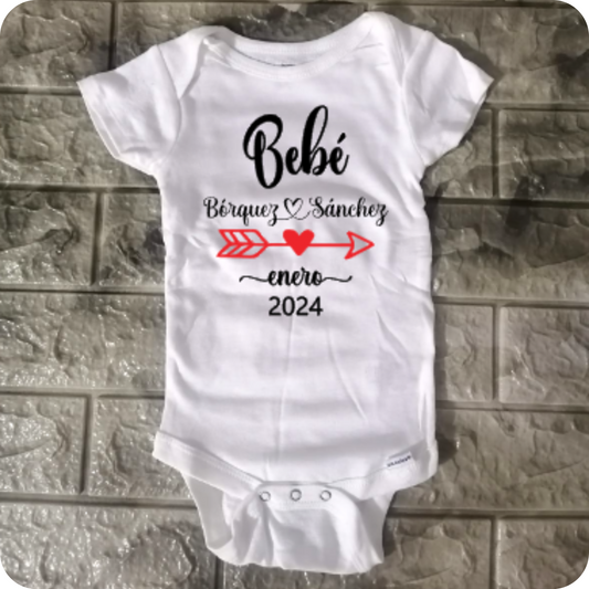 Enterizo Anuncio de Embarazo