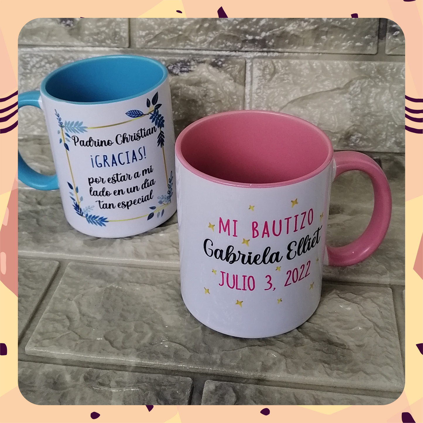 Tazas de agradecimiento Padrinos
