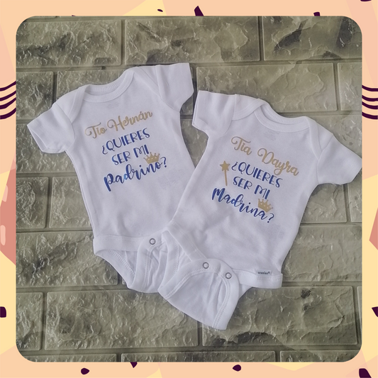 Set de Enterizo para petición de Padrinos