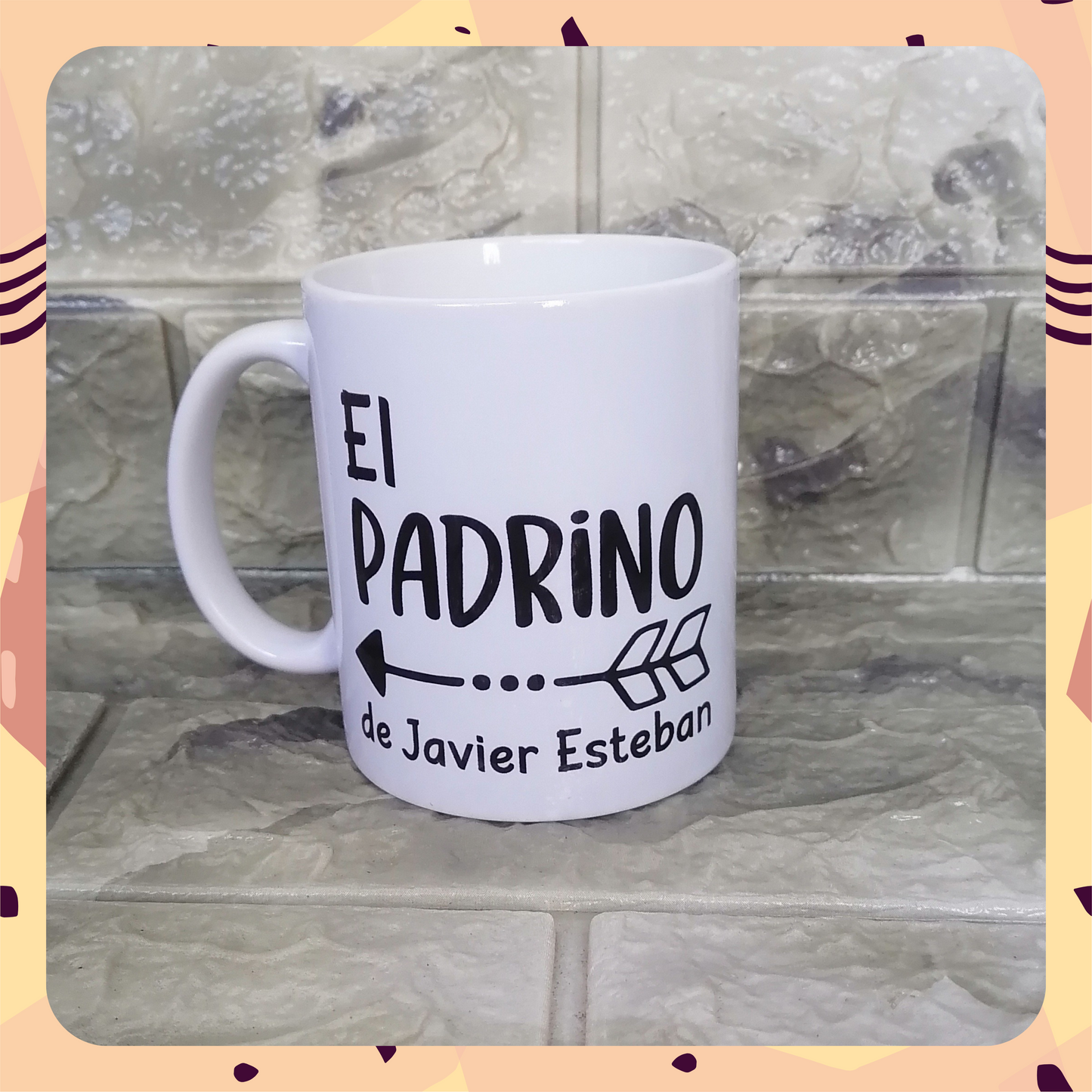 Tazas para petición de Padrinos