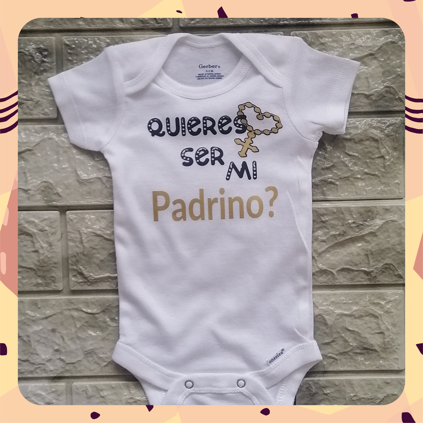 Enterizo para petición de Padrinos