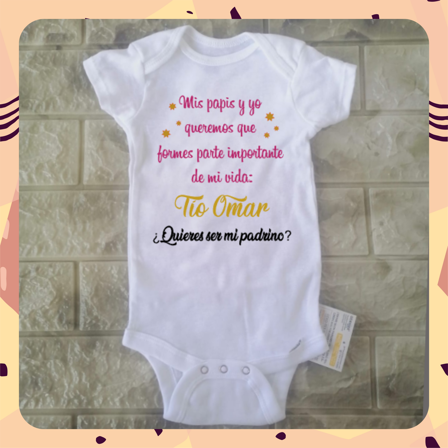 Enterizo para petición de Padrinos